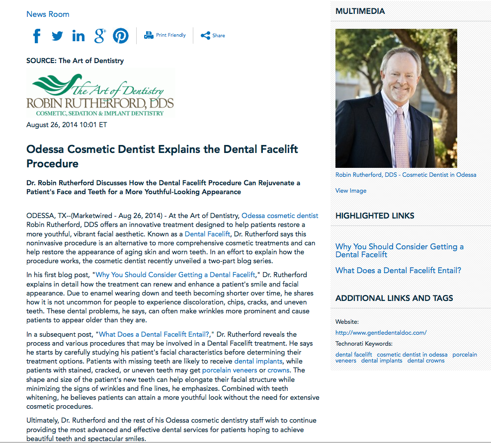 dental facelift, cosmetic dentist in odessa, porcelain veneers, dental implants, dental crowns